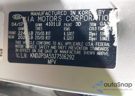 2018 Kia Soul + из США, поврежденный, VIN KNDJP3A53J7516292